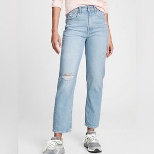 Gap Light Wash Sky High Straight size 14